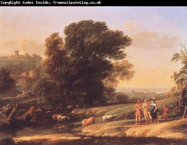 Claude Lorrain Landscape with Cephalus and Procris Reunited by Diana sdf